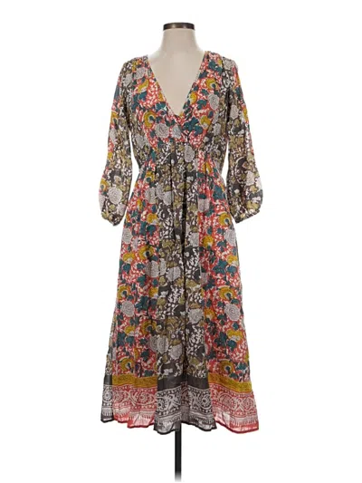 Pre-owned Velvet By Graham & Spencer Casual Dress In Brown