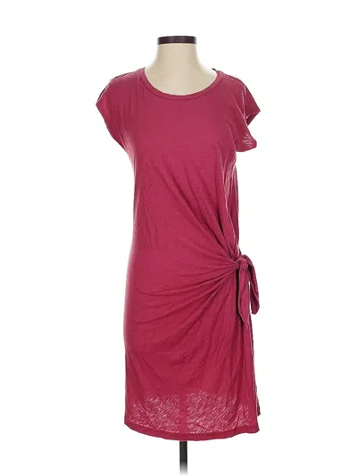 Pre-owned Velvet By Graham & Spencer Casual Dress In Burgundy