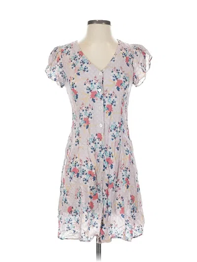 Pre-owned Velvet By Graham & Spencer Casual Dress In Gray