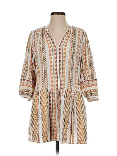 Pre-owned Velvet By Graham & Spencer Casual Dress In Ivory