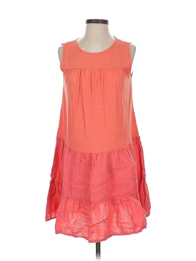 Pre-owned Velvet By Graham & Spencer Casual Dress In Orange