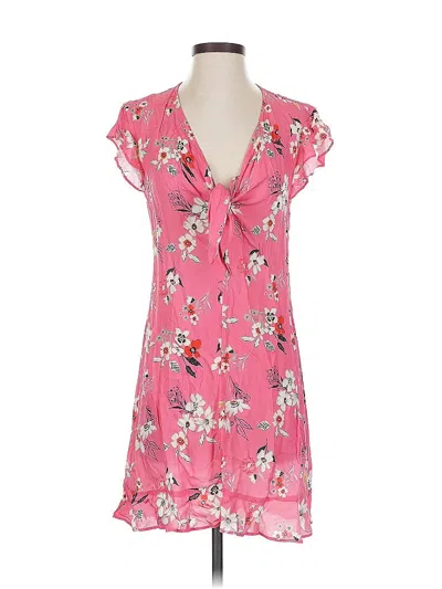 Pre-owned Velvet By Graham & Spencer Casual Dress In Pink