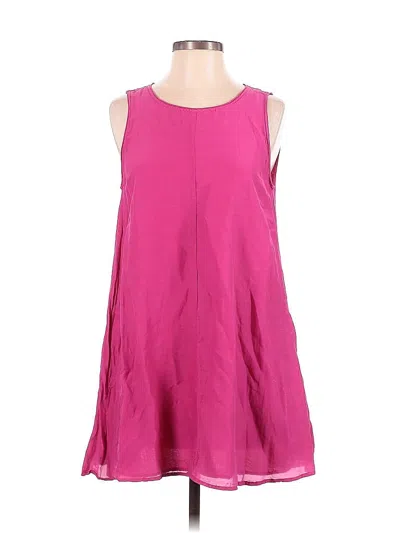 Pre-owned Velvet By Graham & Spencer Casual Dress In Pink