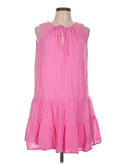 Pre-owned Velvet By Graham & Spencer Casual Dress In Pink