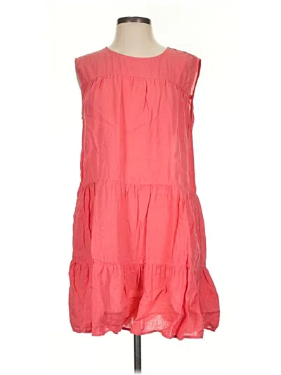 Pre-owned Velvet By Graham & Spencer Casual Dress In Pink