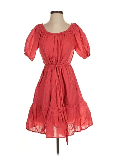 Pre-owned Velvet By Graham & Spencer Casual Dress In Red
