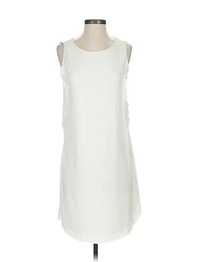 Pre-owned Velvet By Graham & Spencer Casual Dress In White