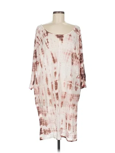 Pre-owned Velvet By Graham & Spencer Casual Dress In White