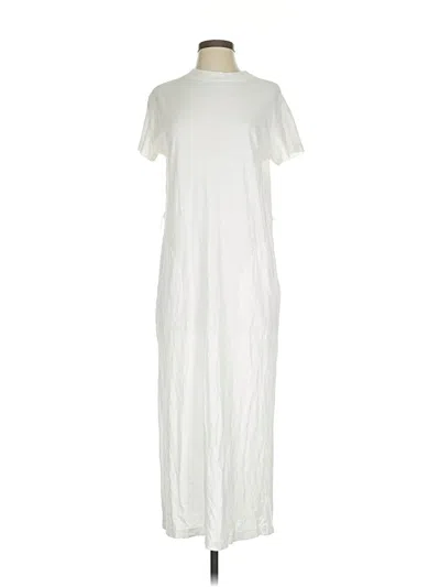 Pre-owned Velvet By Graham & Spencer Casual Dress In White