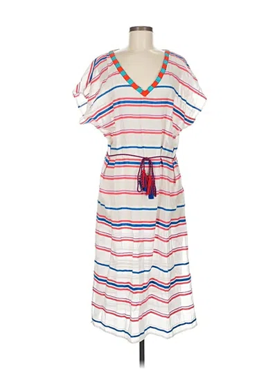 Pre-owned Velvet By Graham & Spencer Casual Dress In White