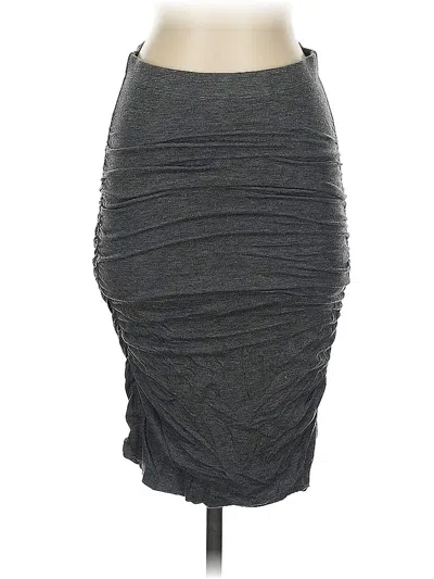 Pre-owned Velvet By Graham & Spencer Casual Skirt In Gray