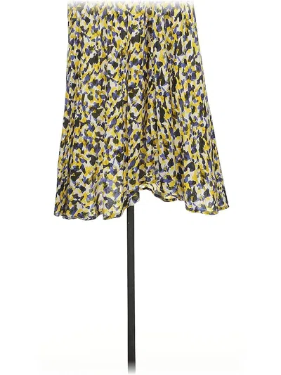 Pre-owned Velvet By Graham & Spencer Casual Skirt In Yellow