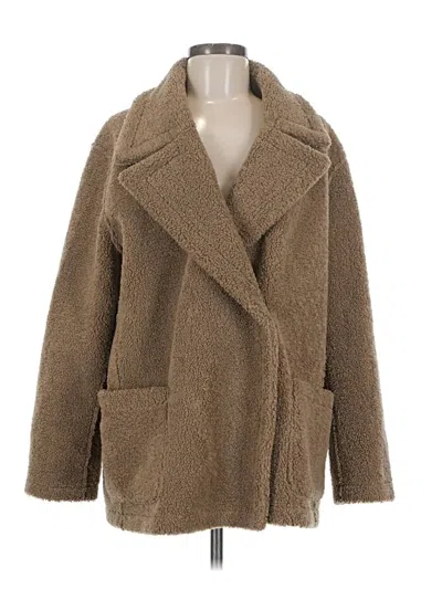 Pre-owned Velvet By Graham & Spencer Coat In Tan