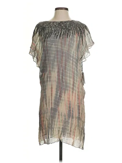 Pre-owned Velvet By Graham & Spencer Cocktail Dress In Brown