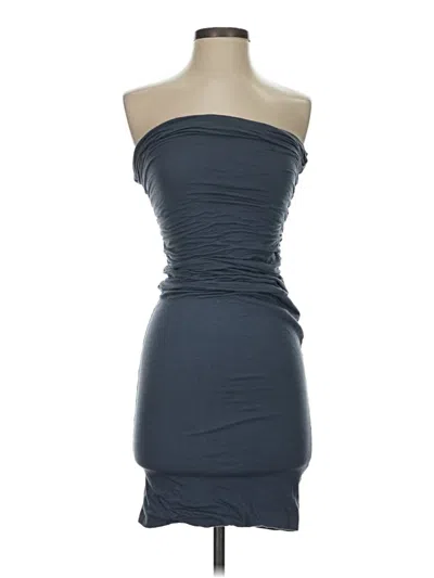 Pre-owned Velvet By Graham & Spencer Cocktail Dress In Gray