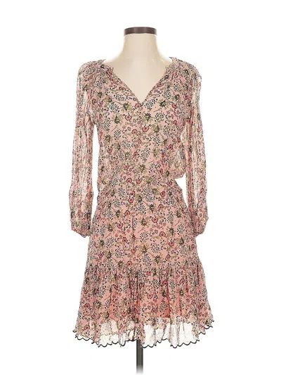 Pre-owned Velvet By Graham & Spencer Cocktail Dress In Pink