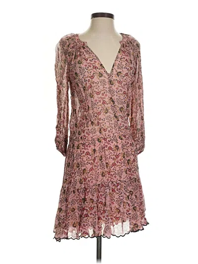 Pre-owned Velvet By Graham & Spencer Cocktail Dress In Pink