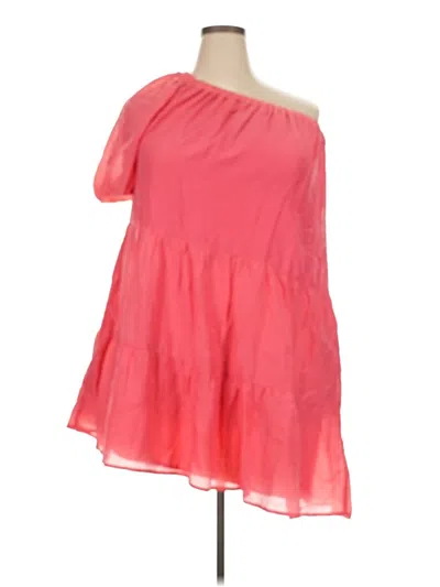 Pre-owned Velvet By Graham & Spencer Cocktail Dress In Pink