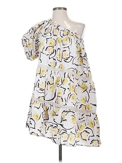 Pre-owned Velvet By Graham & Spencer Cocktail Dress In White