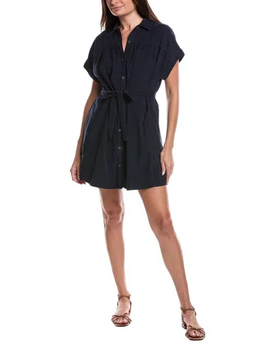 Velvet By Graham & Spencer Corduroy Mini Dress In Blue
