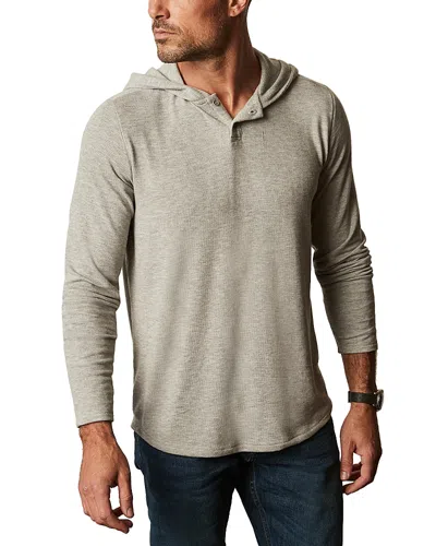 Velvet By Graham & Spencer Cozy Hooded Jersey Sweater In Gray