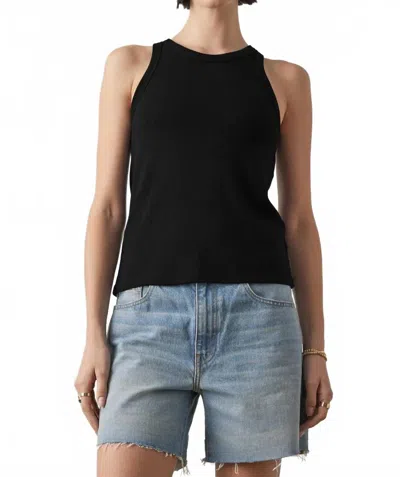 Velvet By Graham & Spencer Cruz Tank Top In Vintage Black