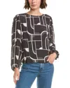Velvet By Graham & Spencer Desta Top In Black
