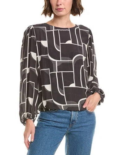Velvet By Graham & Spencer Desta Top In Black