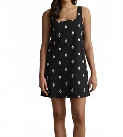 Velvet By Graham & Spencer Elara Mini Dress In Black In Multi
