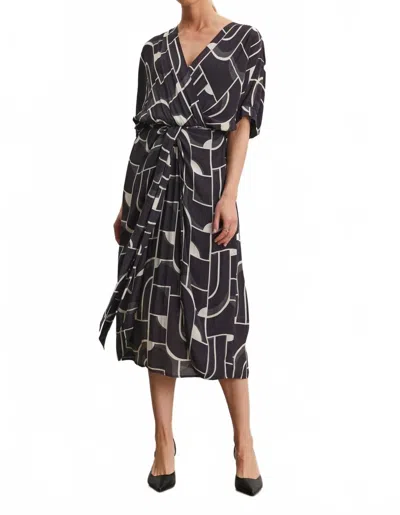Velvet By Graham & Spencer Elise Midi Dress In Multicolor