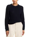 Velvet By Graham & Spencer Ember Crewneck Sweater In Black