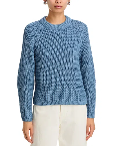 Velvet By Graham & Spencer Ember Crewneck Sweater In Blue