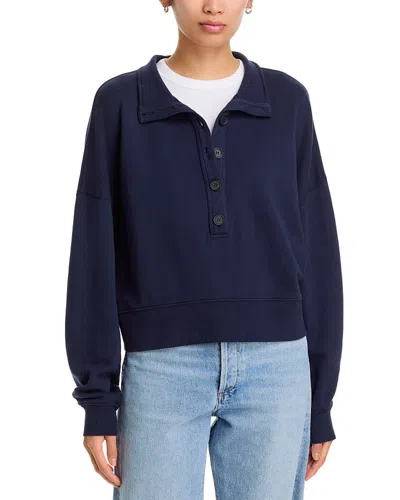Velvet By Graham & Spencer Fatima Sweatshirt In Blue