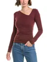 Velvet By Graham & Spencer Fiona Top In Purple