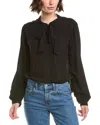 Velvet By Graham & Spencer Gabrielle Top In Black