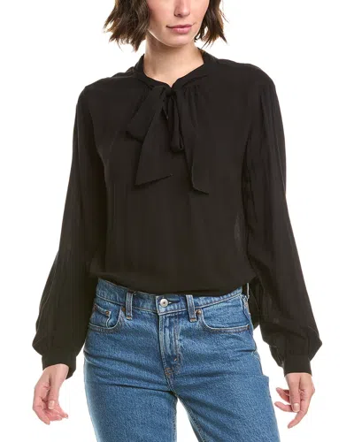 Velvet By Graham & Spencer Gabrielle Top In Black
