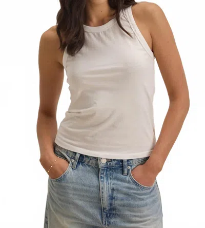 VELVET BY GRAHAM & SPENCER GREER TANK TOP IN WHITE
