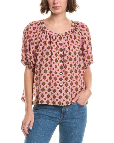 Velvet By Graham & Spencer Hara Top In Pink