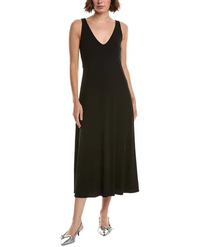 Velvet By Graham & Spencer Hayes Midi Dress In Black