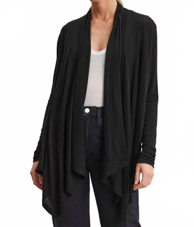 Velvet By Graham & Spencer Hermela Cardigan In Black