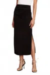 Velvet By Graham & Spencer Hilton Maxi Skirt In Black In Black