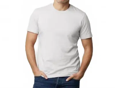 Velvet By Graham & Spencer Howard Classic Crew Neck Tee In White