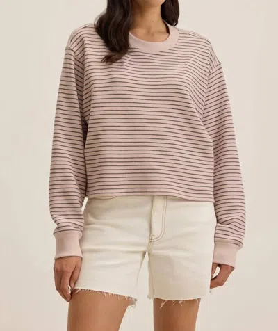Velvet By Graham & Spencer Hutch Crewneck Sweatshirt In Tutu Charcoal