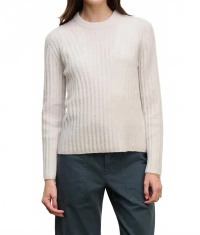 Velvet By Graham & Spencer Imana Sweater In Snow In White