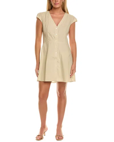 Velvet By Graham & Spencer Inette Cap Sleeve Mini Dress In Neutral