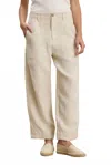 Velvet By Graham & Spencer Issa Straight Leg Pants In Chalk In White