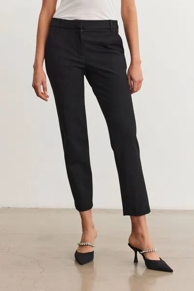 Velvet By Graham & Spencer Jay Straight Leg Pants In Black