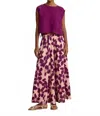 Velvet By Graham & Spencer Jess Skirt In Berry In Pink