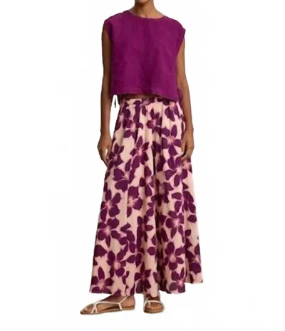 Velvet By Graham & Spencer Jess Skirt In Berry In Pink