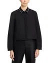 Velvet By Graham & Spencer Jocelyn Embellished Shirt In Black